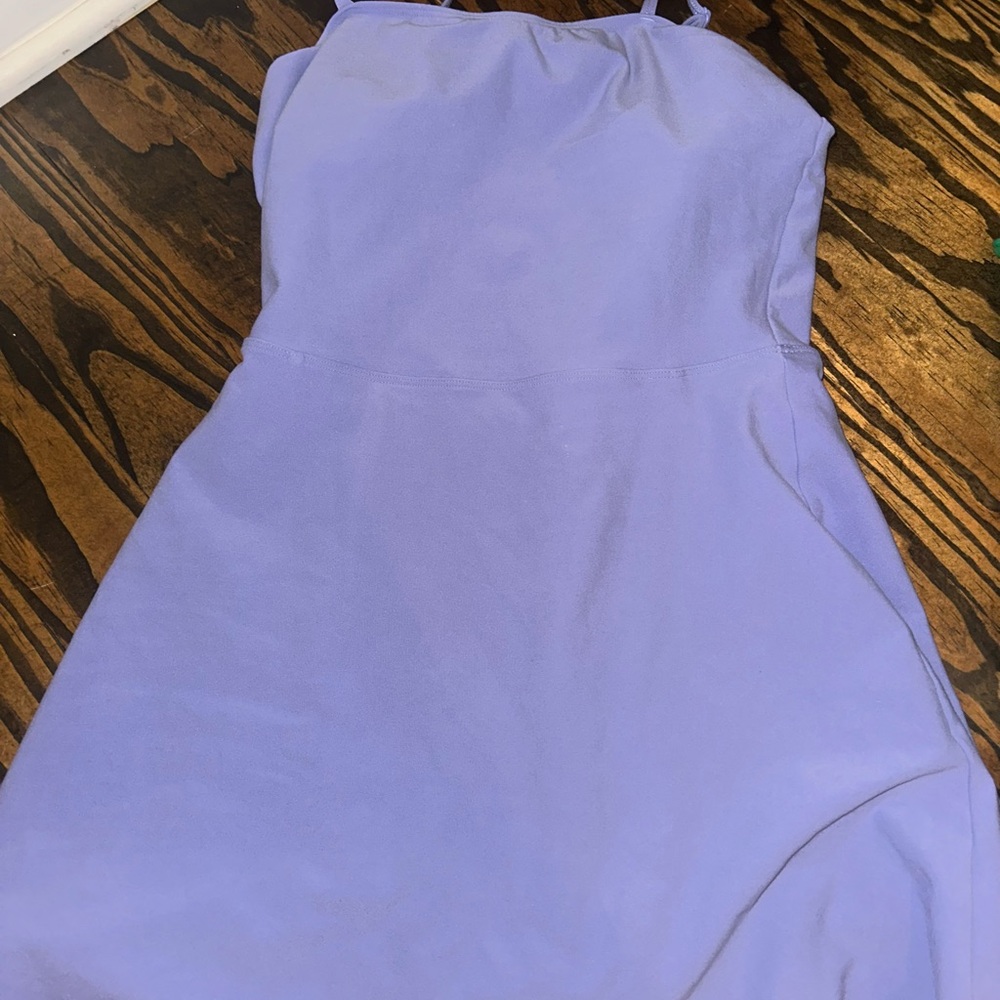 ALO Yoga Strapless Lavender Dress